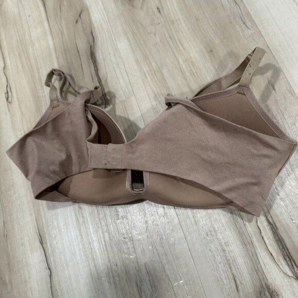 Women’s Victoria Secret Size 34C Beige Tan Lined demi/demi Buste Double - Picture 4 of 4